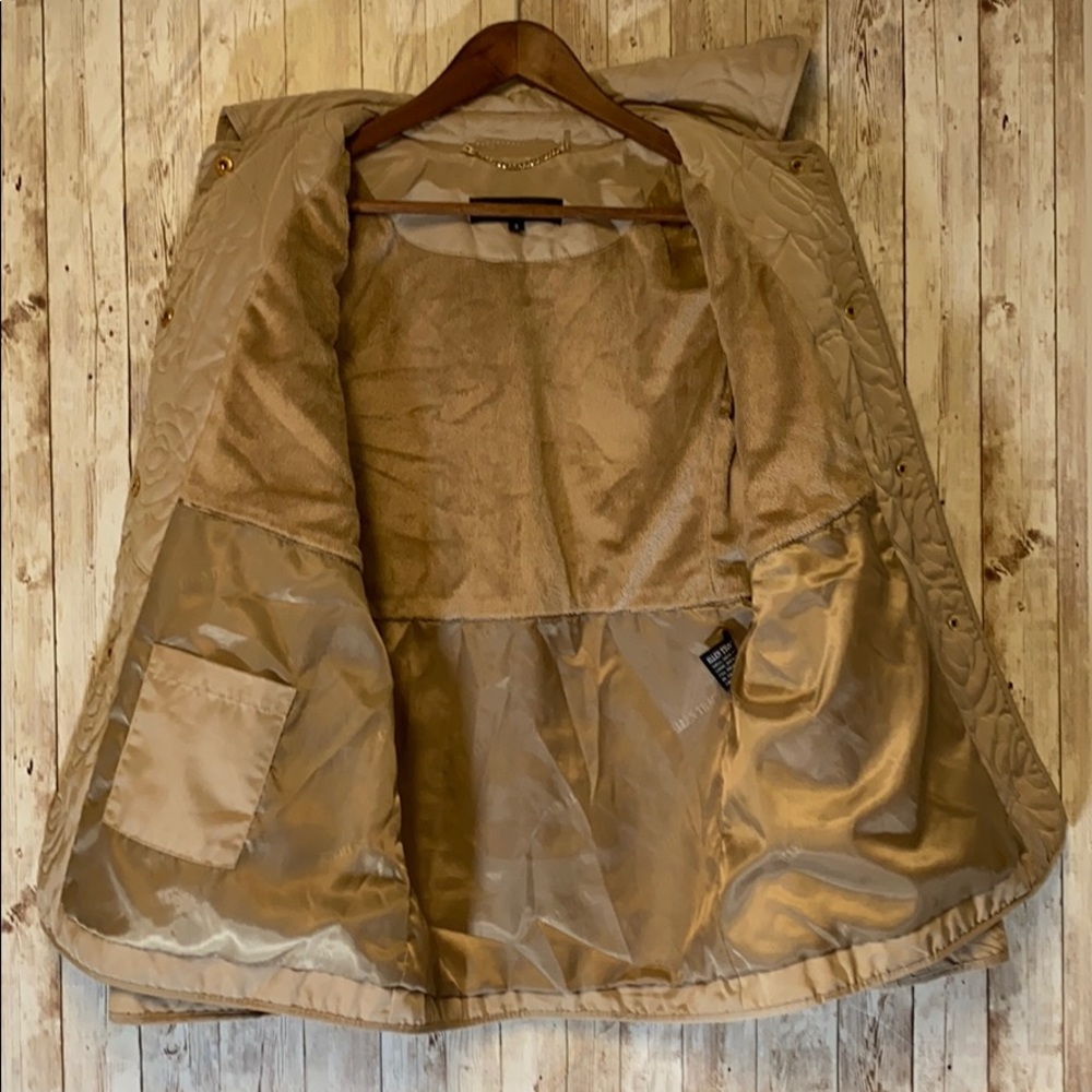 Ellen Tracy Snap Button Brown Jacket Small - image 5